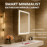 Single doormirrorcabinet - Image 5