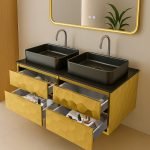 Bathroom cabinet+dualwashbasins - Image 4