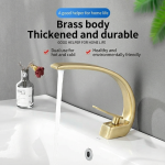 Waterfall style faucet