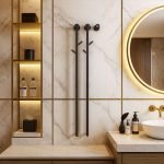 Wall mounted towel rack 9065 - Image 4