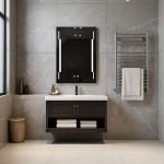 Single door mirror cabinet A9039 - Image 8